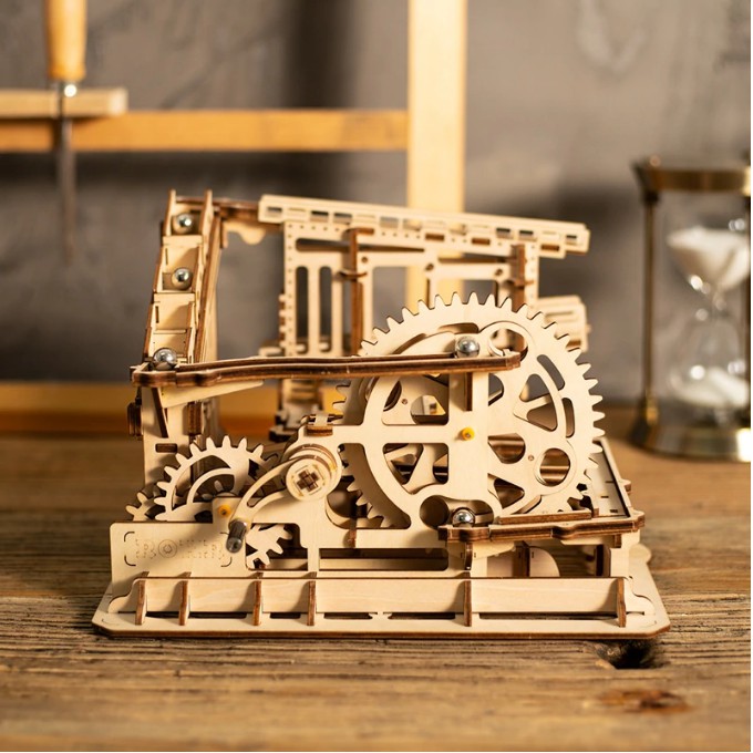 [BẢN QUỐC TẾ TIẾNG ANH] Mô hình Cơ động học Marble Run Cog Coaster LG502 Robotime