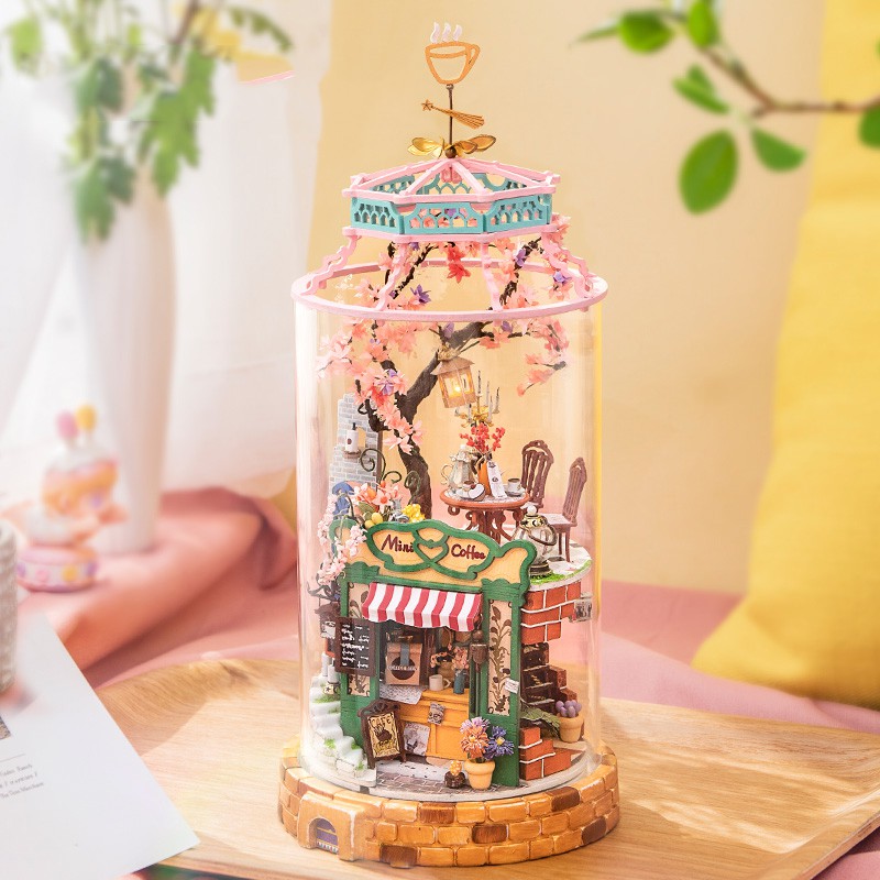 [BẢN QUỐC TẾ TIẾNG ANH] Mô hình nhà DIY Doll House Robotime Mysterious World DS001 - DS004 Glass Miniature