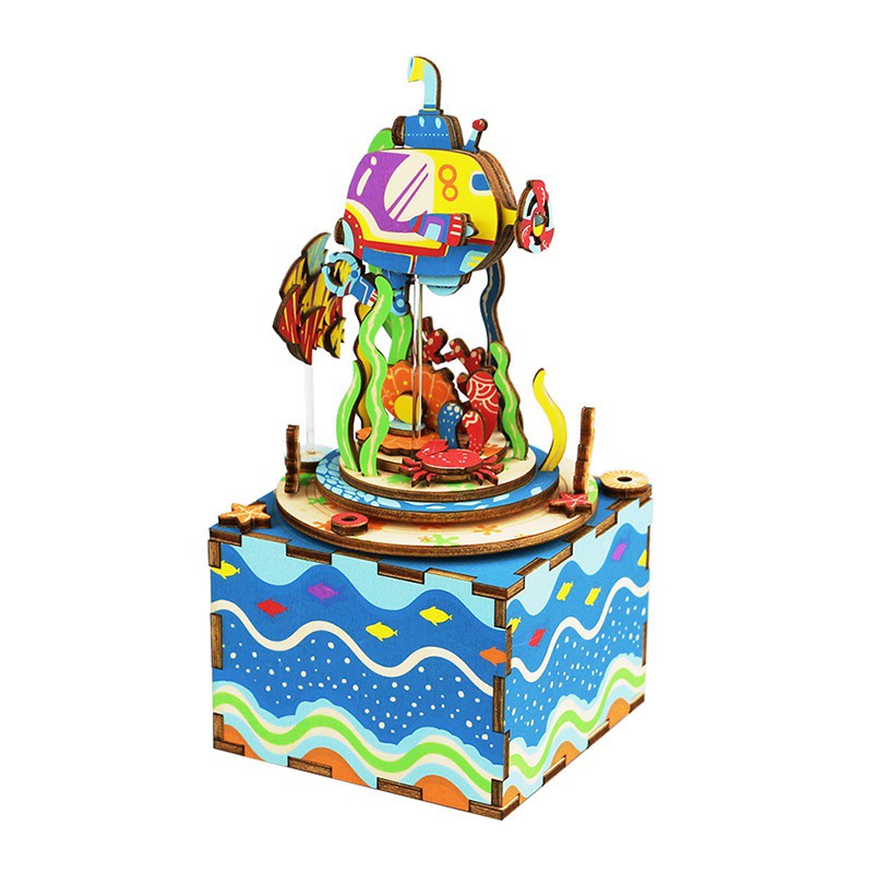 Mô hình Hộp nhạc Dưới đáy biển - Under the Sea AM406 Music Box Robotime