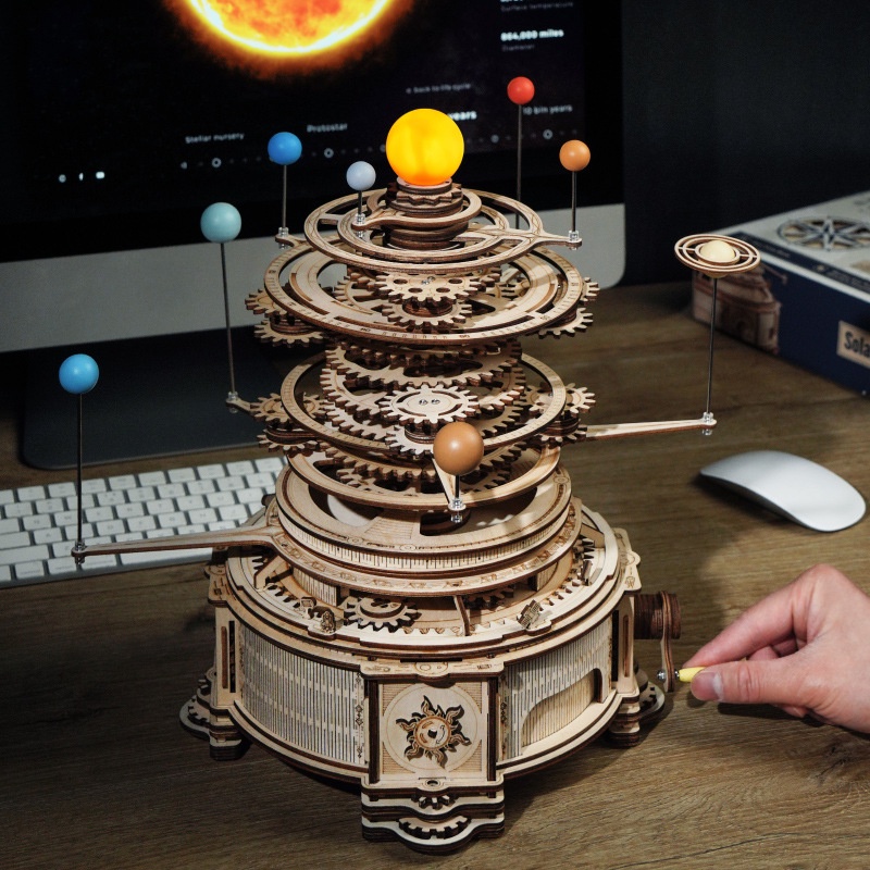 Mô hình Cơ động học Hệ Mặt Trời Mechanical Orrery ST001 Robotime