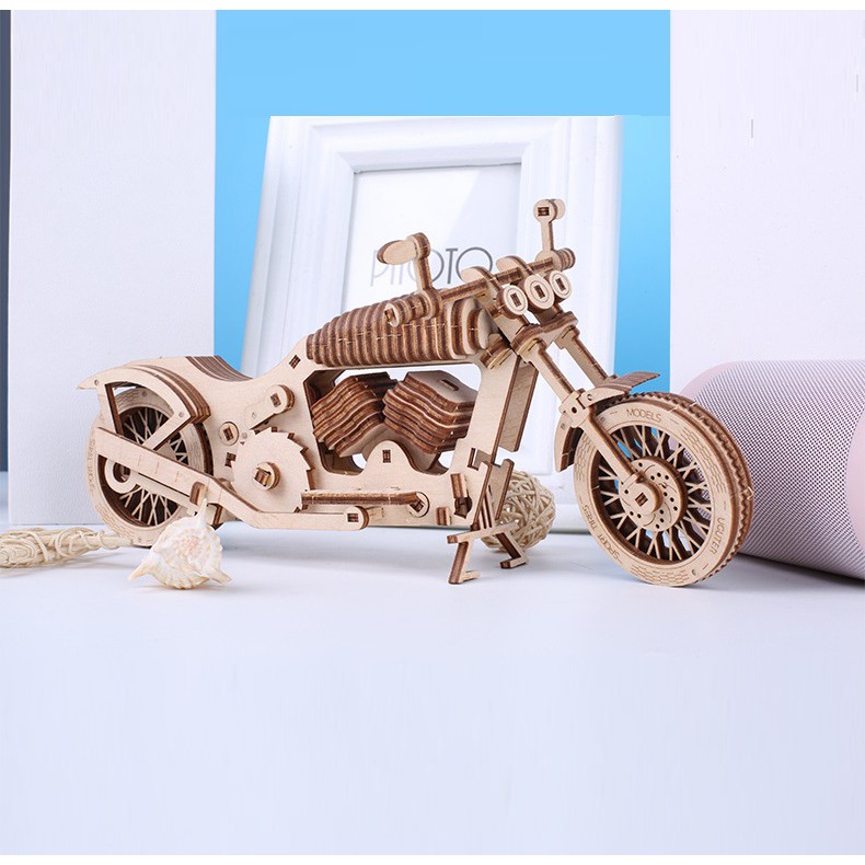 Mô hình Chuyển động Xe máy Harley Uguter U506
