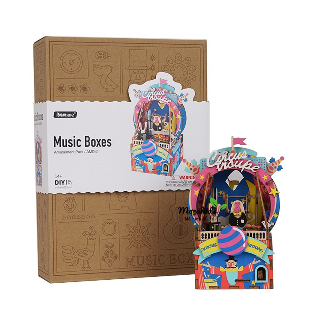 [BẢN XUẤT KHẨU TIẾNG ANH] Mô hình Hộp nhạc Công Viên Giải Trí - Amusement Park Music Box Robotime