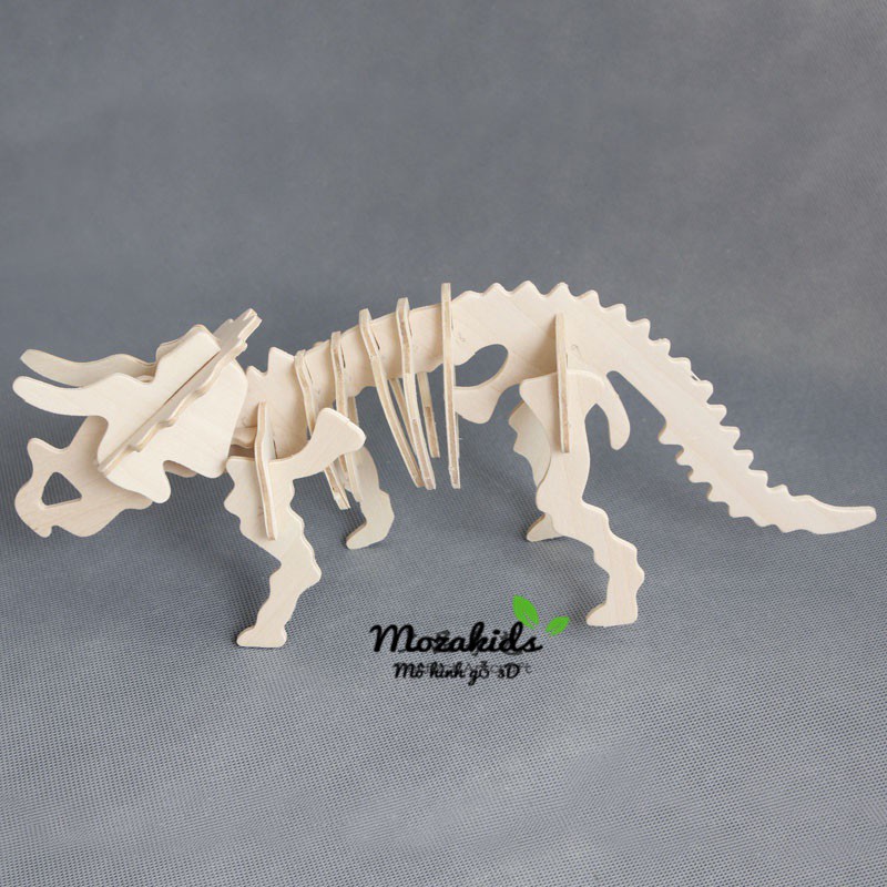 Đồ chơi lắp ráp Mô hình Khủng long Triceratops