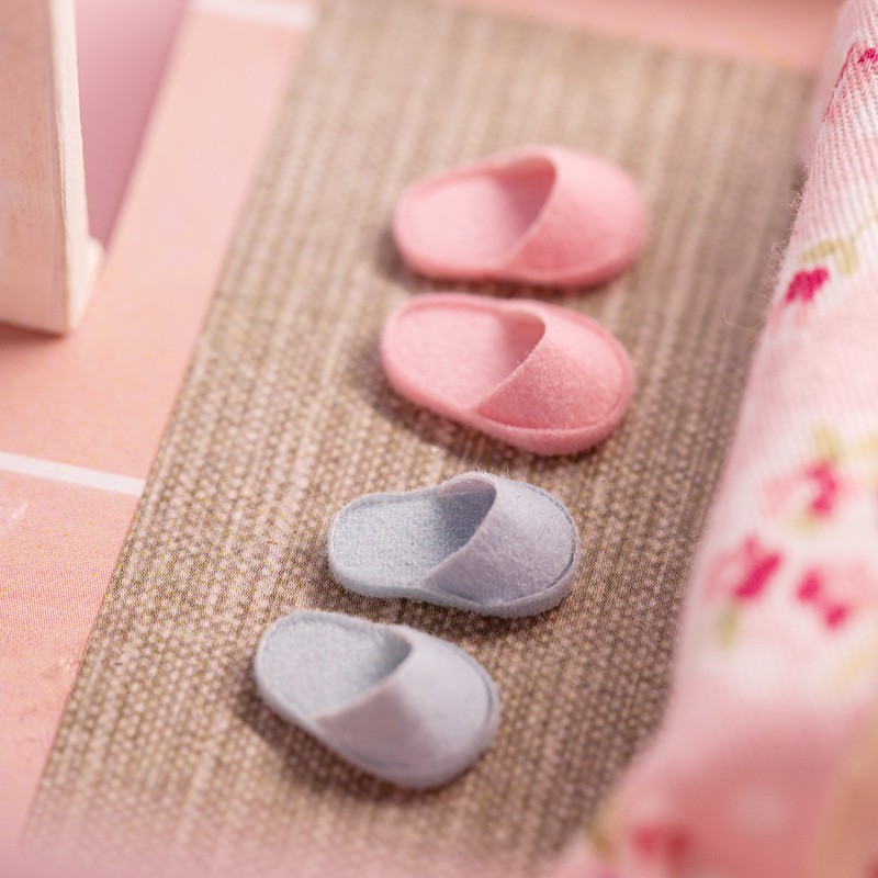 Mô hình nhà DIY Doll House Dream Girl Heart Kèm Mica Chống bụi, Bộ dụng cụ và Keo dán