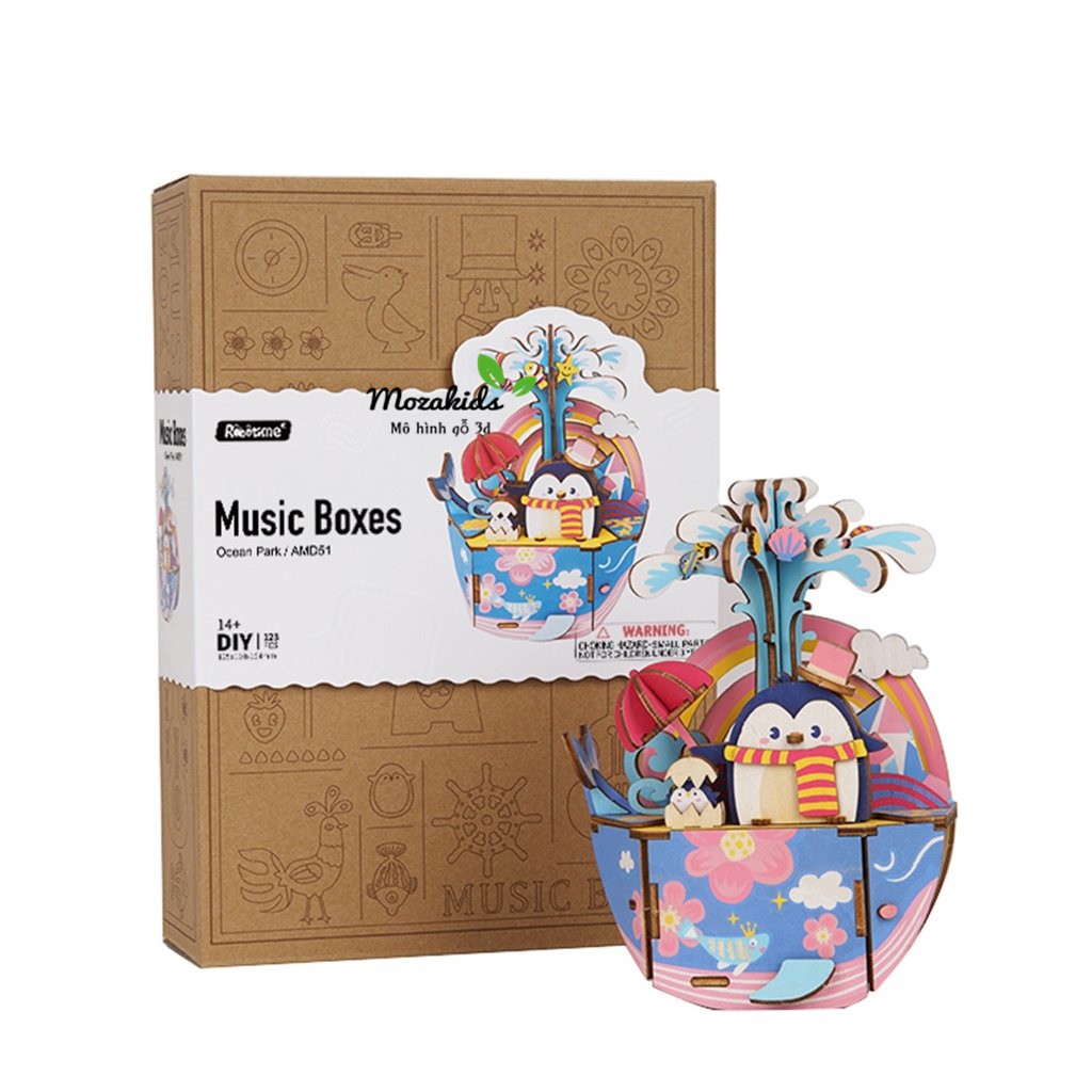 Mô hình Hộp nhạc Công Viên Biển - Ocean Park Music Box Robotime
