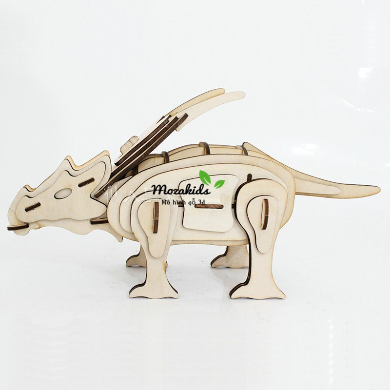 Đồ chơi lắp ráp gỗ 3D Mô hình Khủng long Spinosaurus