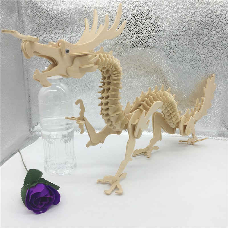 FREESHIP 99K TOÀN QUỐC_Đồ chơi lắp ráp gỗ 3D Mô hình Rồng Dragon
