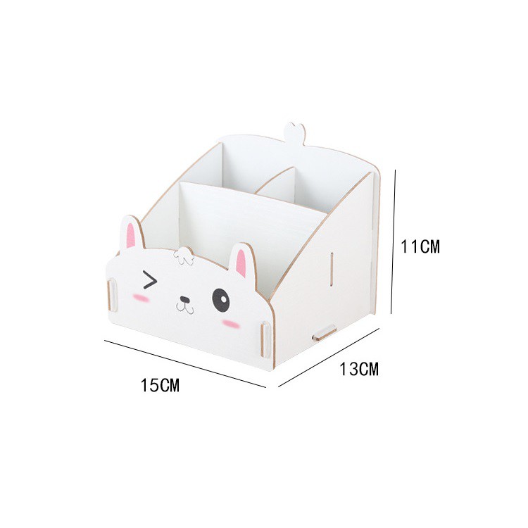 Hộp đựng đồ ngộ nghĩnh để bàn bằng gỗ 1016 Gấu Trúc