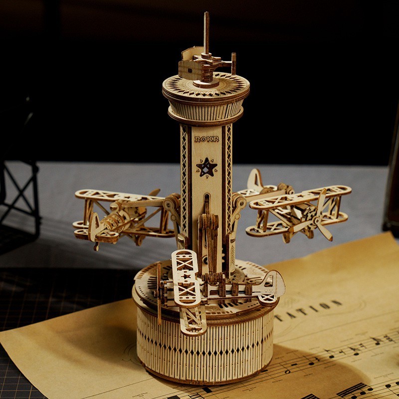 [Hàng Quốc tế Tiếng Anh] Mô hình Hộp nhạc Music Box AMK41 - AMK62 Robotime
