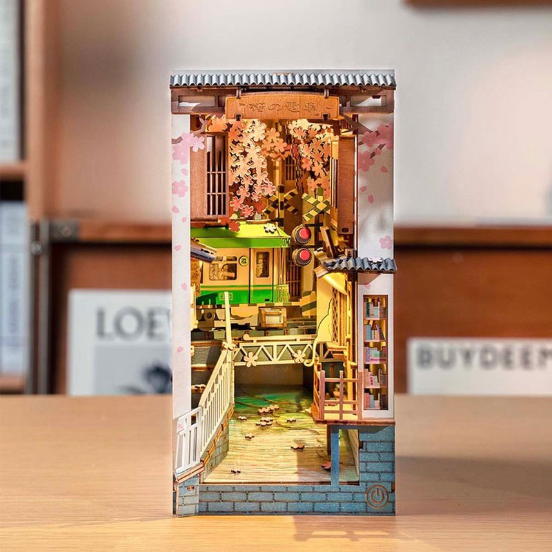 [BẢN QUỐC TẾ TIẾNG ANH] Mô hình nhà DIY Doll House Stories in Books TGB01 - TGB06 Book Nook Robotime Floral Corner
