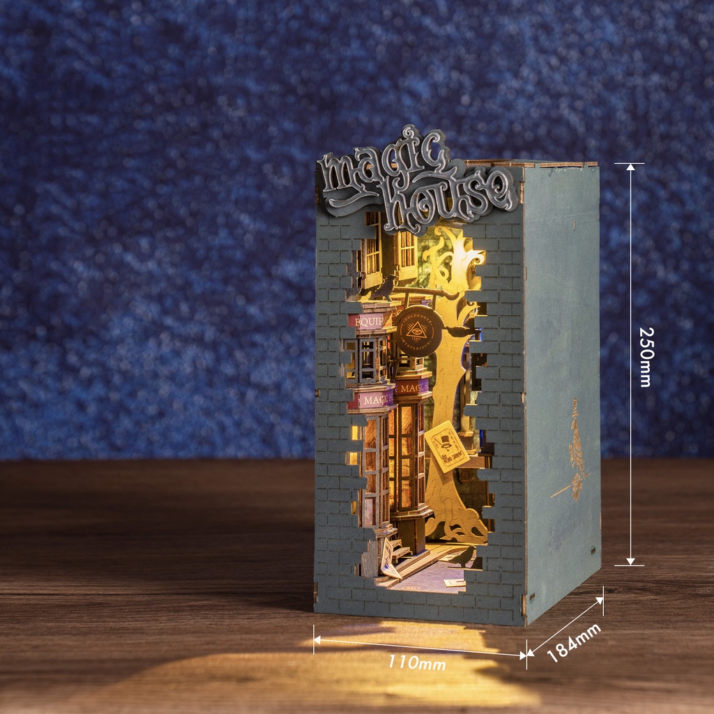 [BẢN QUỐC TẾ TIẾNG ANH] Mô hình nhà DIY Doll House Stories in Books TGB01 - TGB06 Book Nook Robotime Floral Corner