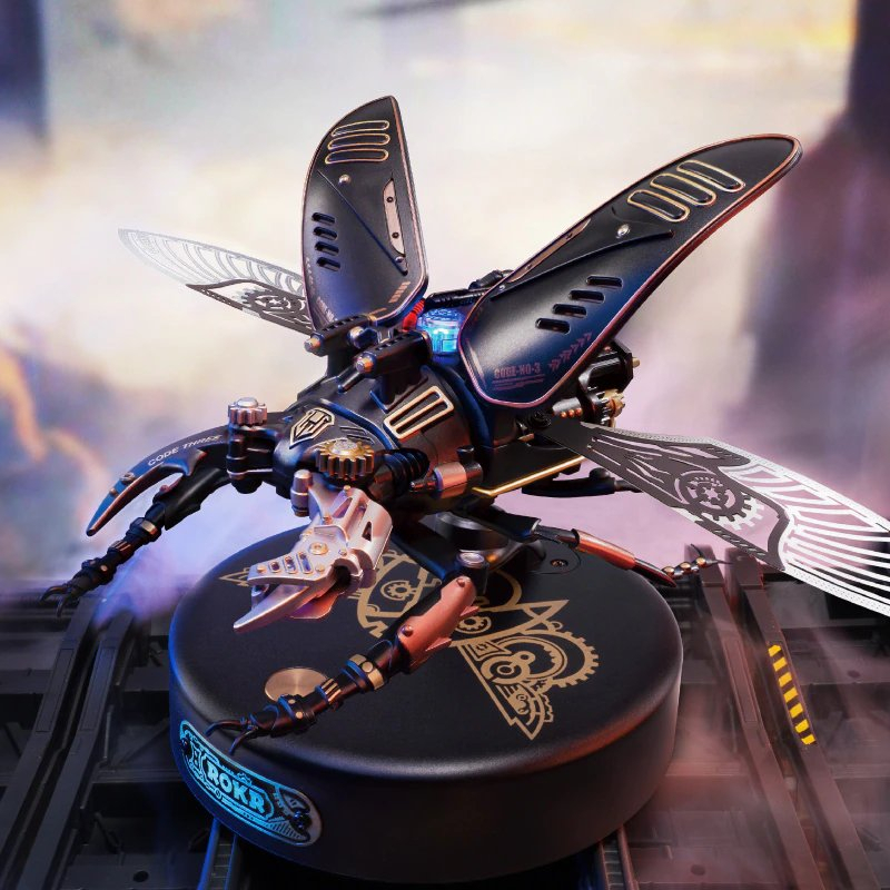 [BẢN QUỐC TẾ TIẾNG ANH] Mô hình Sinh vật Cơ động học Bọ Trinh Thám Scout & Storm Beetle Robotime
