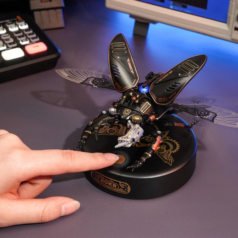 [BẢN QUỐC TẾ TIẾNG ANH] Mô hình Sinh vật Cơ động học Bọ Trinh Thám Scout & Storm Beetle Robotime