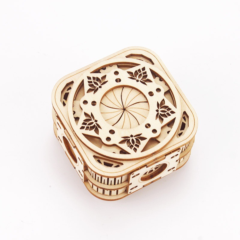 Đồ chơi lắp ghép gỗ 3D Mô hình Hộp gỗ Music Box
