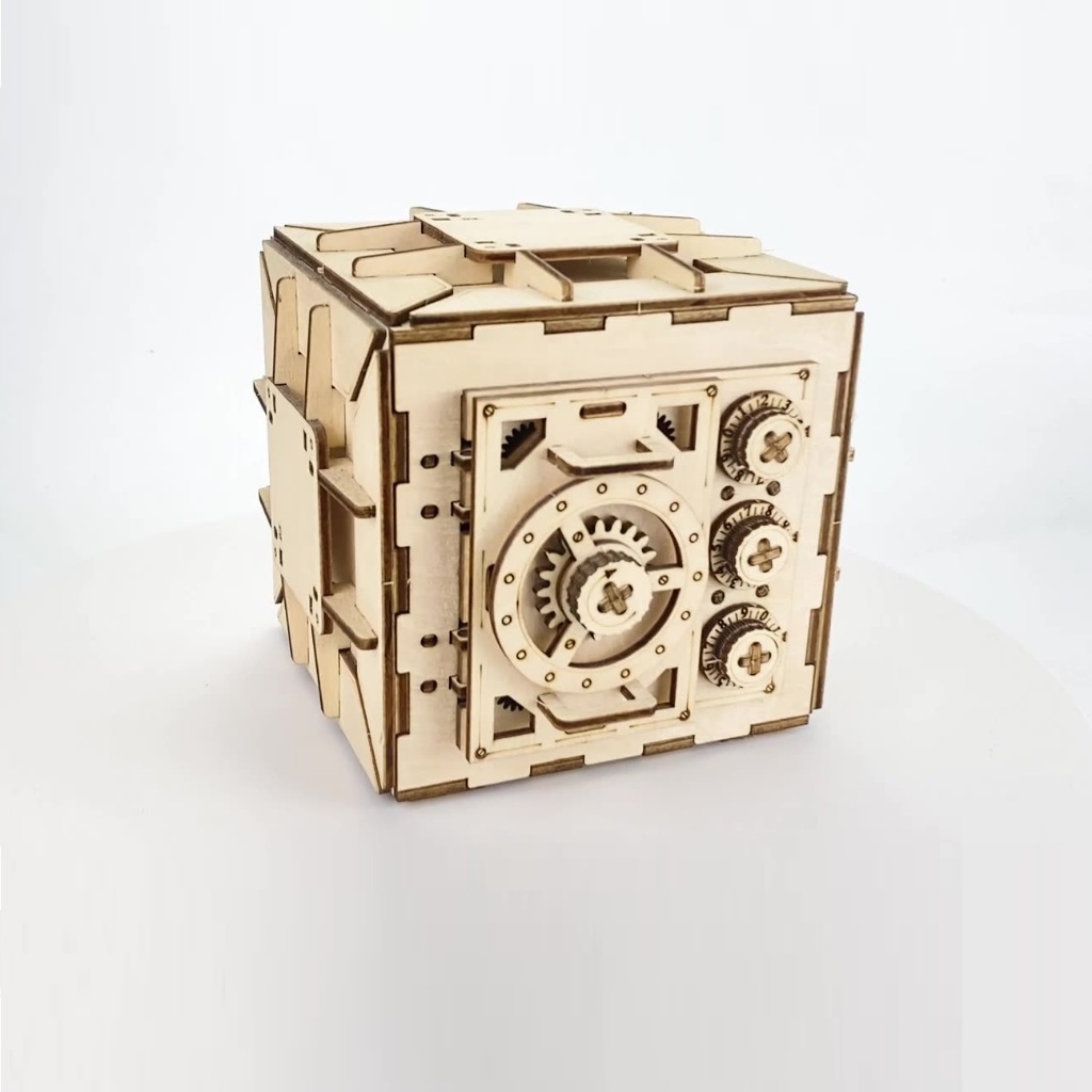 Đồ chơi lắp ghép gỗ 3D Mô hình Két Sắt Safe Box