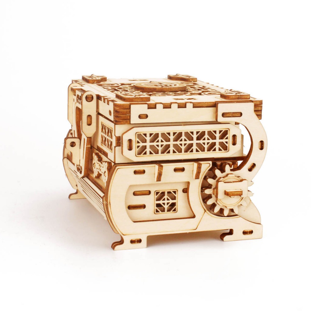 Đồ chơi lắp ghép gỗ 3D Mô hình Hộp gỗ Antique Box