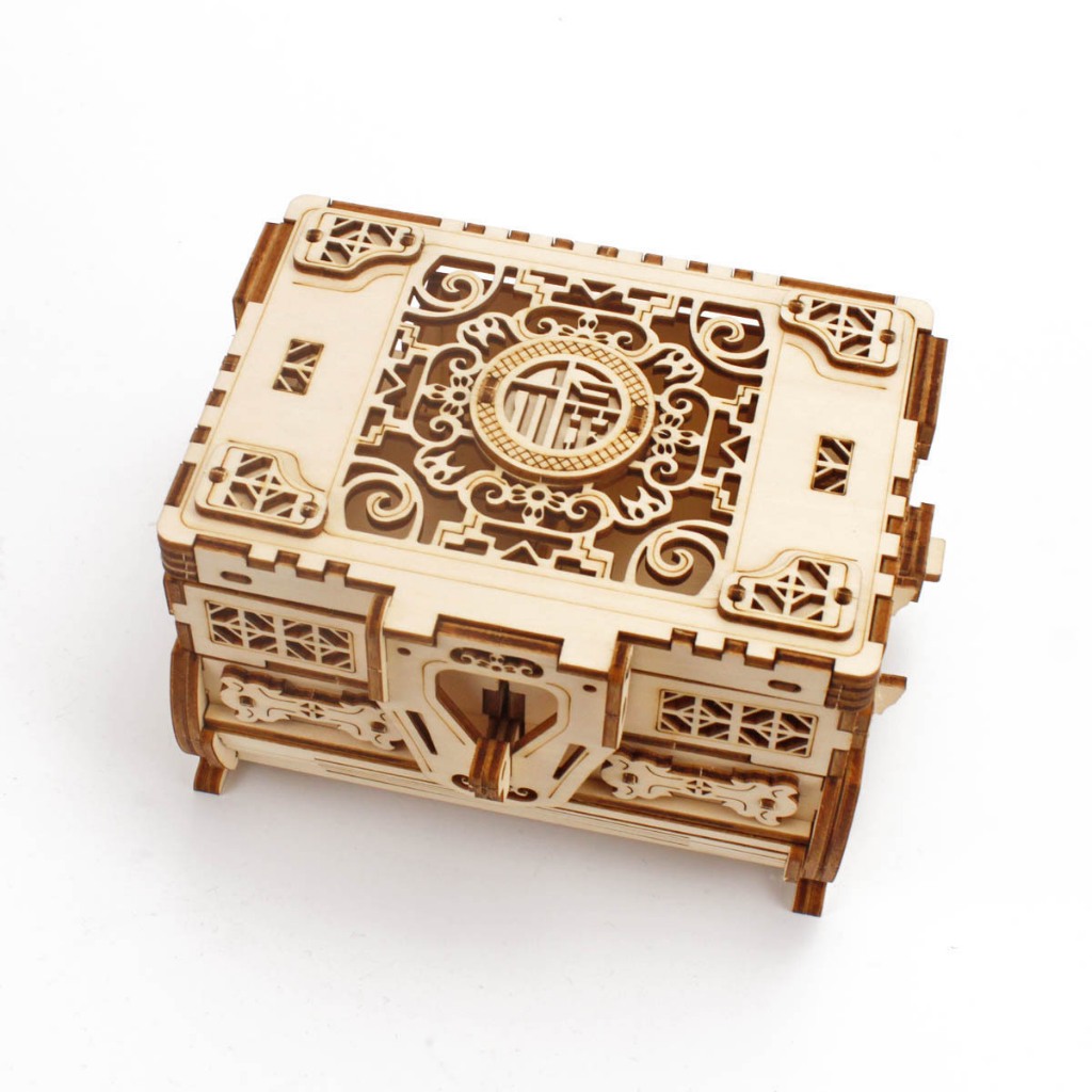Đồ chơi lắp ghép gỗ 3D Mô hình Hộp gỗ Antique Box