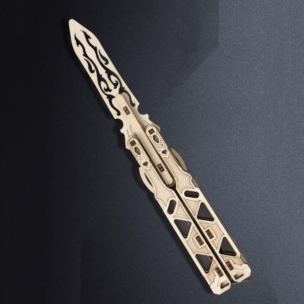 Đồ chơi lắp ghép gỗ 3D Mô hình Đồ chơi CSGO Laser