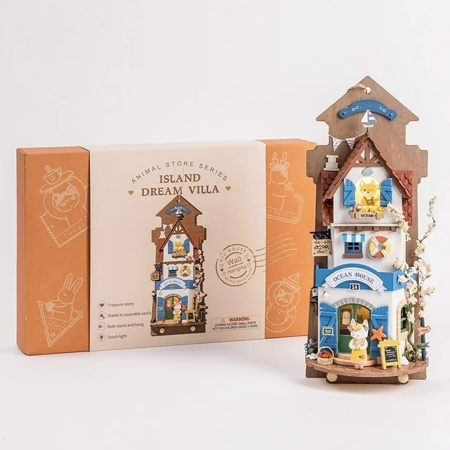 Mô hình nhà DIY Doll House Wall Hanging Miniature DS019 - DS022 Robotime Aroma Toast Lab