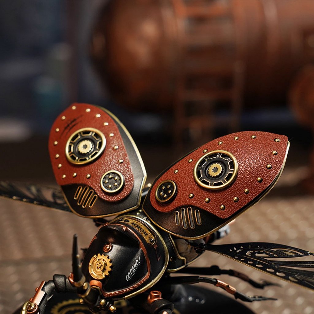 [BẢN QUỐC TẾ TIẾNG ANH] Mô hình Sinh vật Cơ động học Bọ Trinh Thám Tê Giác Rhinoceros Beetle MI01 Robotime