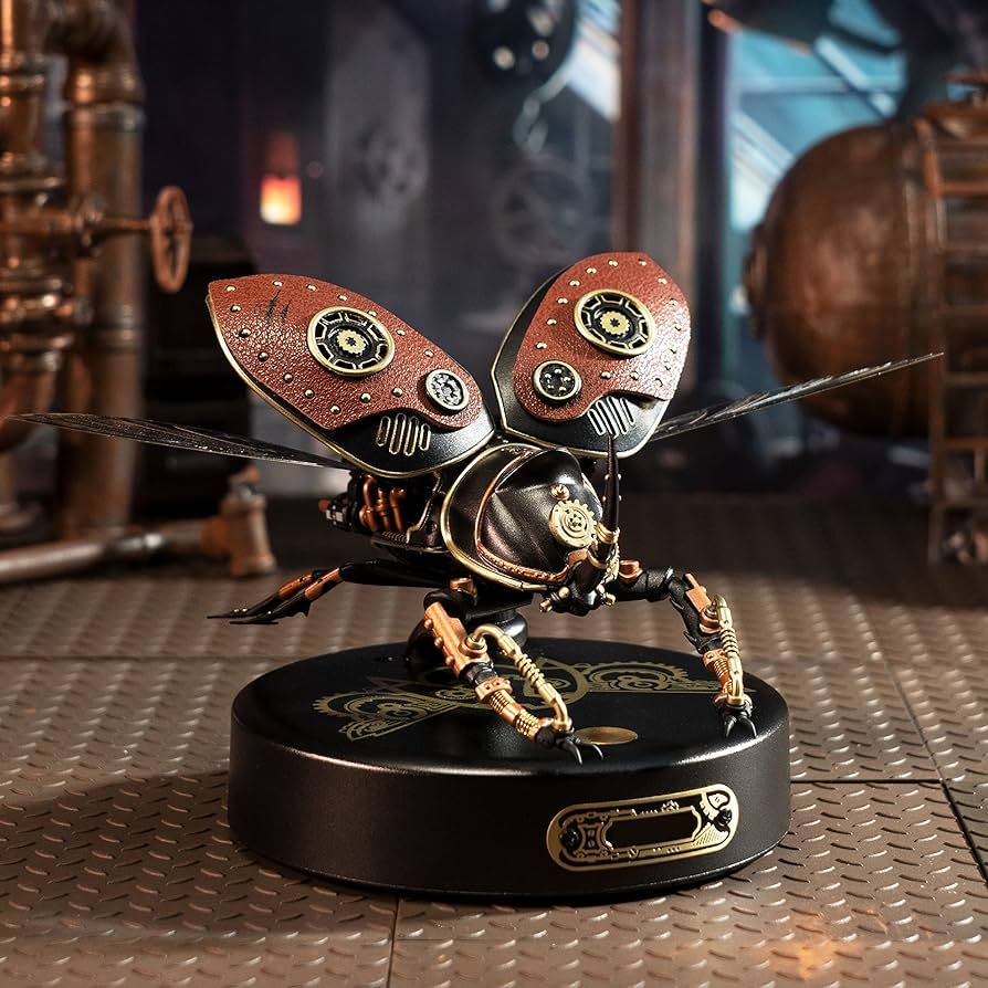 [BẢN QUỐC TẾ TIẾNG ANH] Mô hình Sinh vật Cơ động học Bọ Trinh Thám Tê Giác Rhinoceros Beetle MI01 Robotime