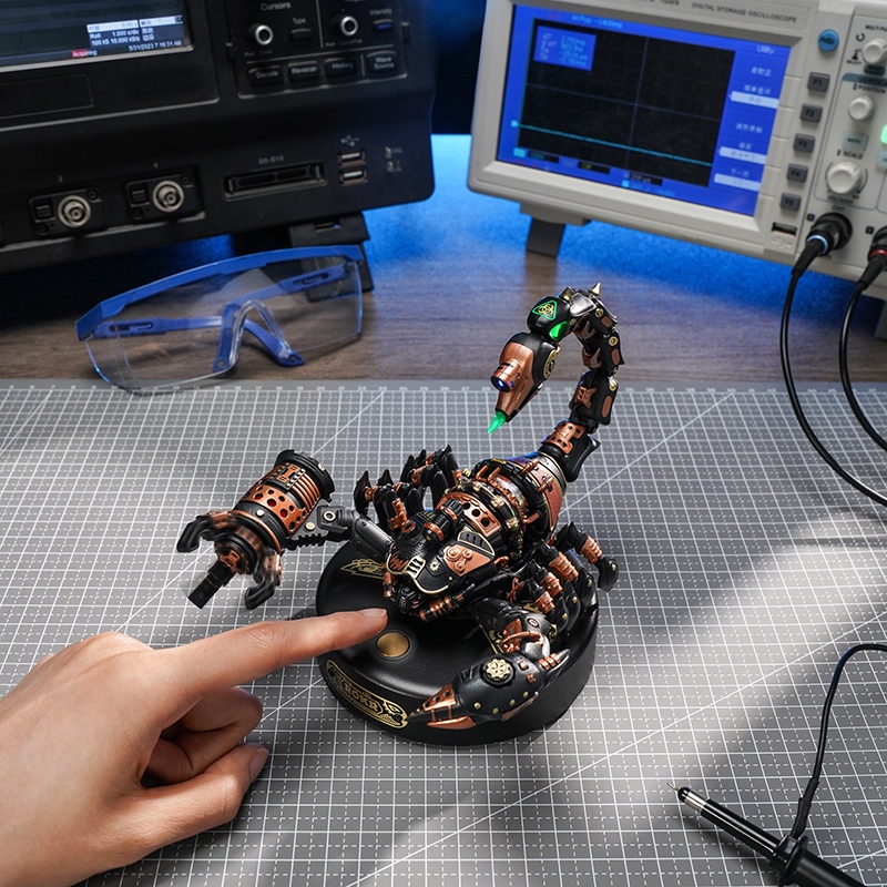 [BẢN QUỐC TẾ TIẾNG ANH] Mô hình Sinh vật Cơ động học Bọ Cạp Hoàng Đế Emperor Scorpion MI04 Robotime