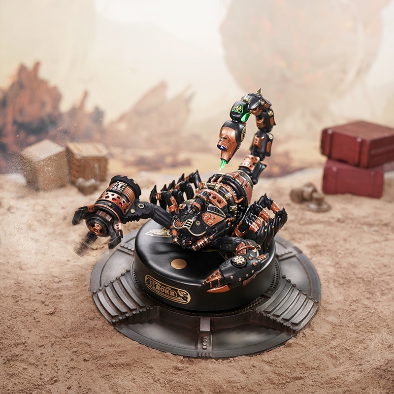 [BẢN QUỐC TẾ TIẾNG ANH] Mô hình Sinh vật Cơ động học Bọ Cạp Hoàng Đế Emperor Scorpion MI04 Robotime