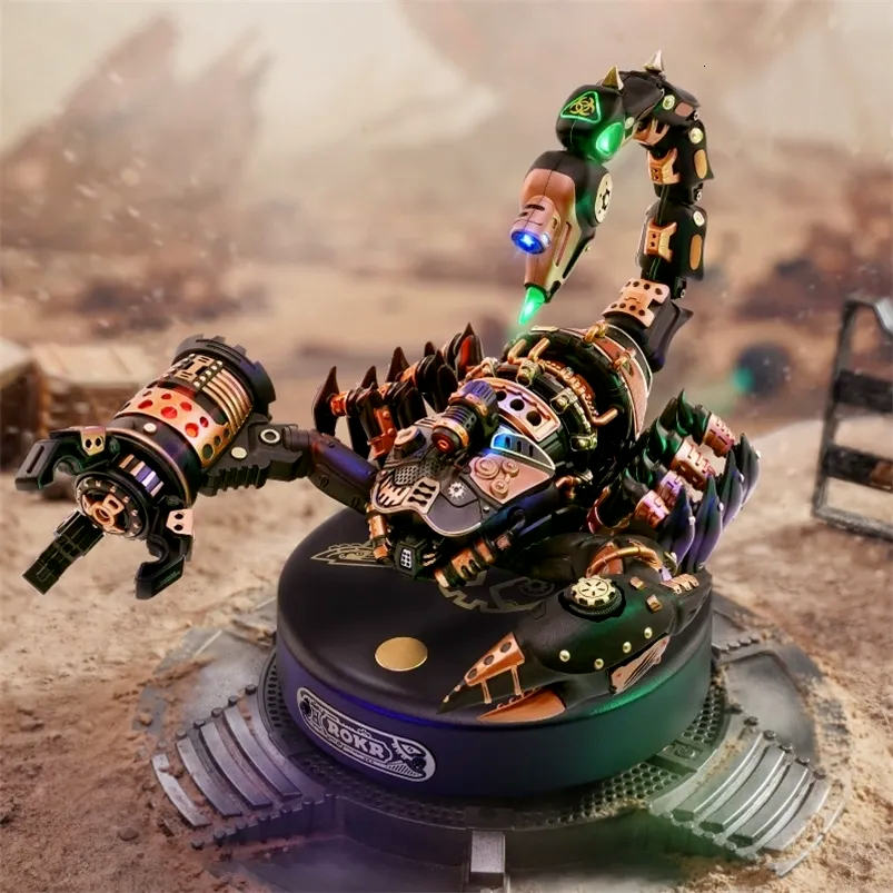 [BẢN QUỐC TẾ TIẾNG ANH] Mô hình Sinh vật Cơ động học Bọ Cạp Hoàng Đế Emperor Scorpion MI04 Robotime