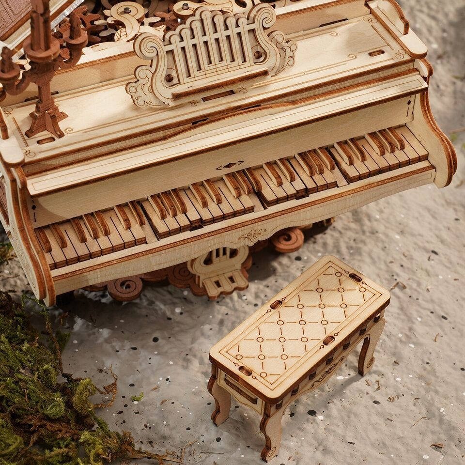 [BẢN QUỐC TẾ TIẾNG ANH] Mô hình Hộp nhạc Magic Piano AMK81 Music Box Robotime