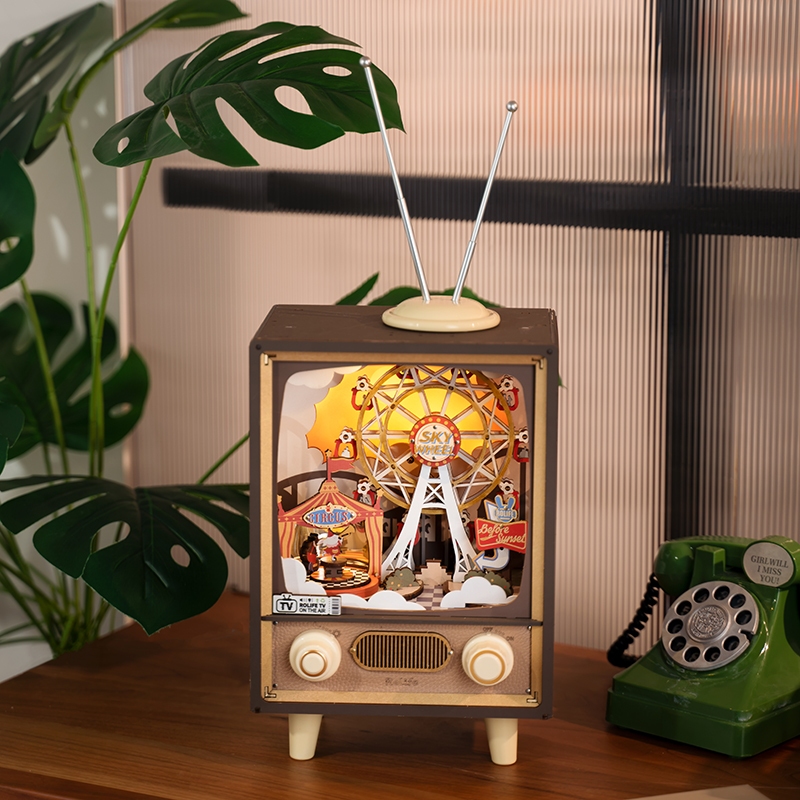 Mô hình Hộp nhạc Lễ hội Hoàng hôn Sunset Carnival AMT01 Music Box Robotime