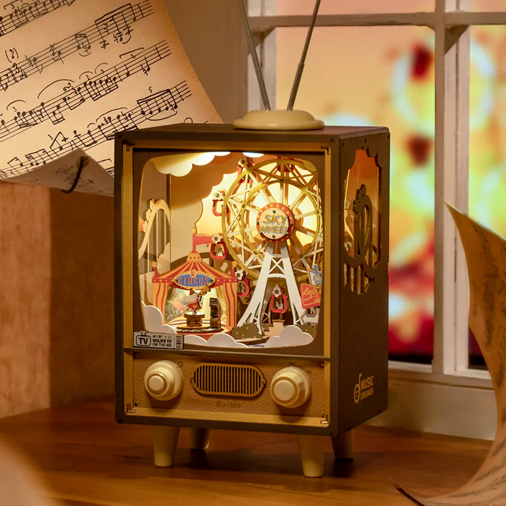Mô hình Hộp nhạc Lễ hội Hoàng hôn Sunset Carnival AMT01 Music Box Robotime