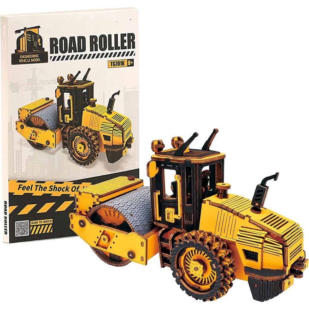 [BẢN QUỐC TẾ TIẾNG ANH] Mô hình Xe Công trình Engineering Vehicle Model Robotime TG509K Bulldozer