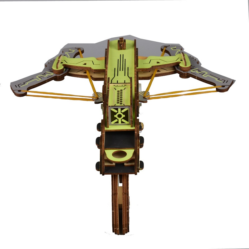 Đồ chơi lắp ghép gỗ 3D Mô hình Earth Impact Crossbow HC05 Laser
