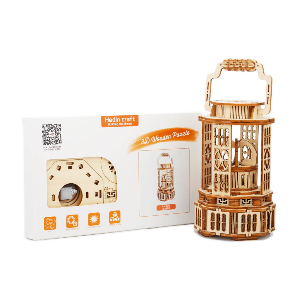 Đồ chơi lắp ghép gỗ 3D Mô hình Đèn Lồng Lantern Laser