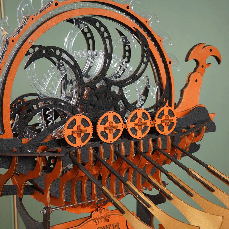 [BẢN QUỐC TẾ TIẾNG ANH] Mô hình Cơ động học Viking Dragon Ship LK802 Robotime