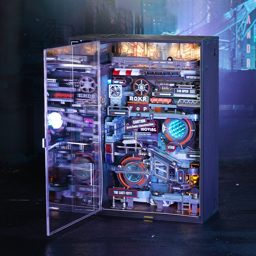 [BẢN QUỐC TẾ TIẾNG ANH] Mô hình Cơ động học The Last City Marble Run MR01S Robotime