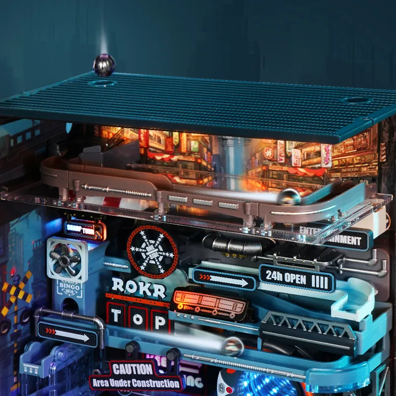 [BẢN QUỐC TẾ TIẾNG ANH] Mô hình Cơ động học The Last City Marble Run MR01S Robotime