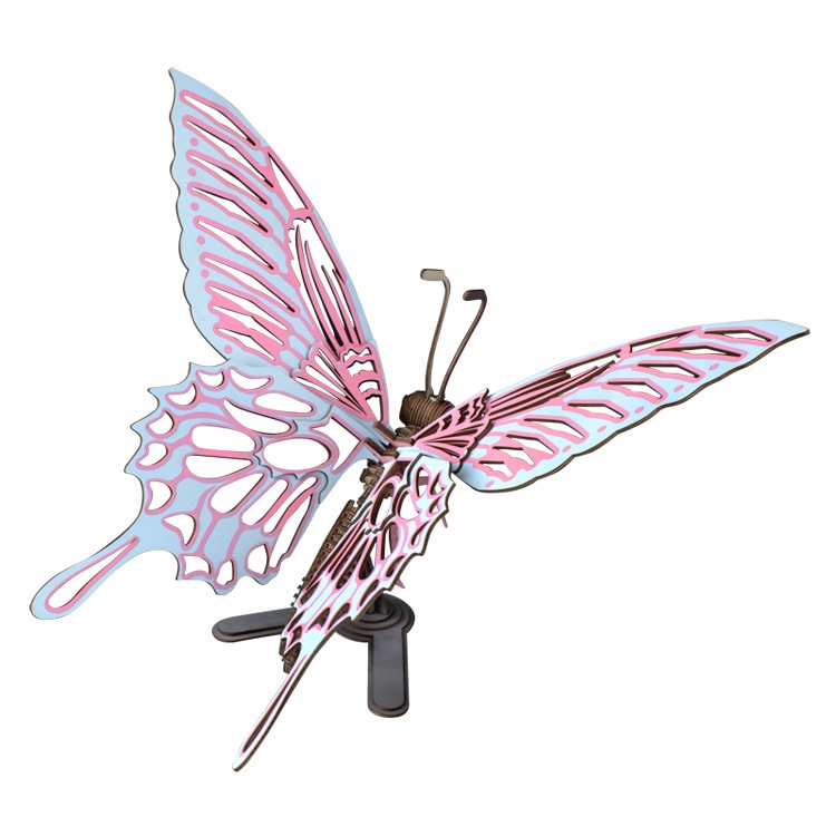 Đồ chơi lắp ghép gỗ 3D Mô hình Con Bướm Butterfly Laser