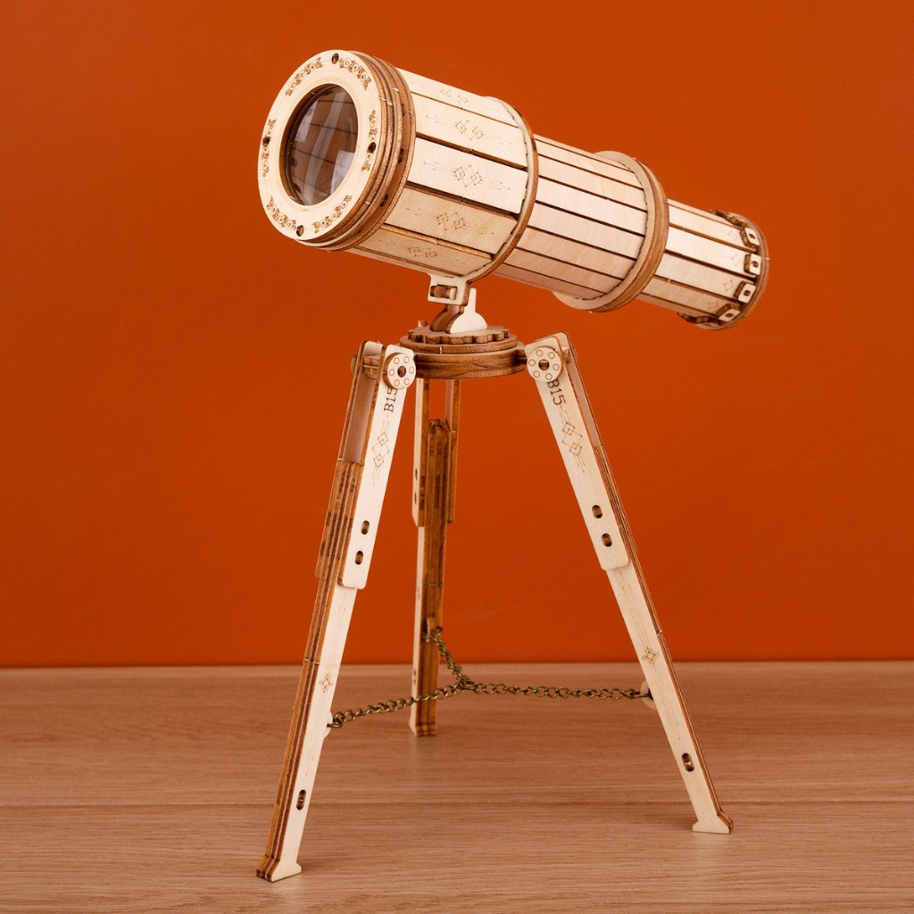 Đồ chơi lắp ghép gỗ 3D Mô hình Kính Thiên Văn Telescope H1001