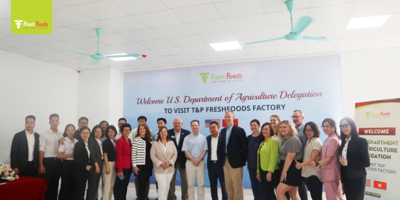 T&P FreshFoods welcomes the NASDA association to visit the factory