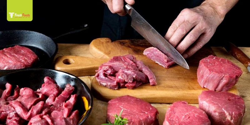 Tips for cutting beef along the grain for tenderness and easy cooking