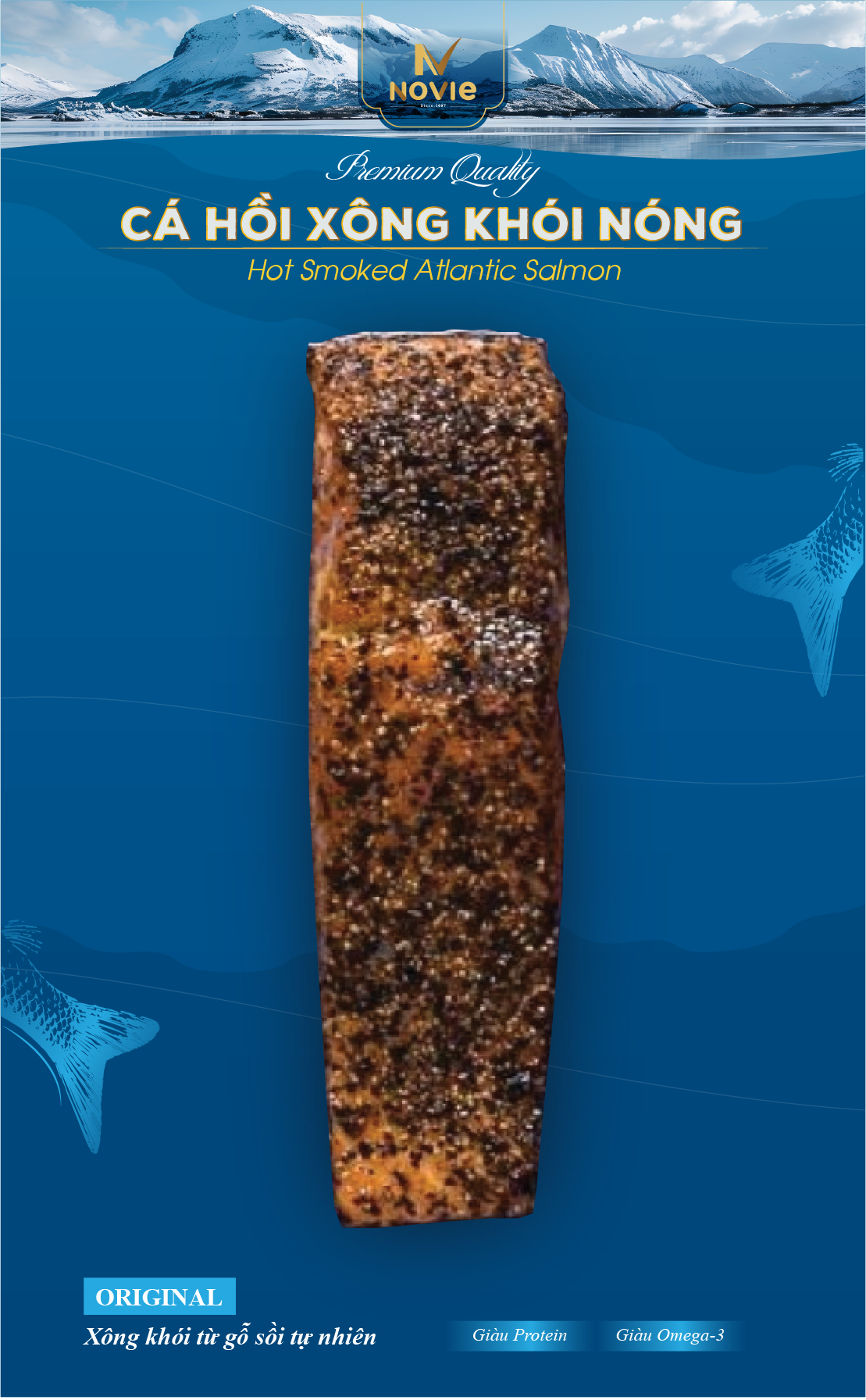 Hot Smoked Atlantic Salmon (Original Norwegian Flavor)
