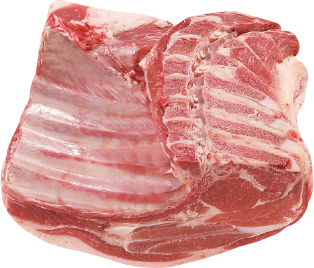 Frozen bone-in lamb SQ cut shoulder