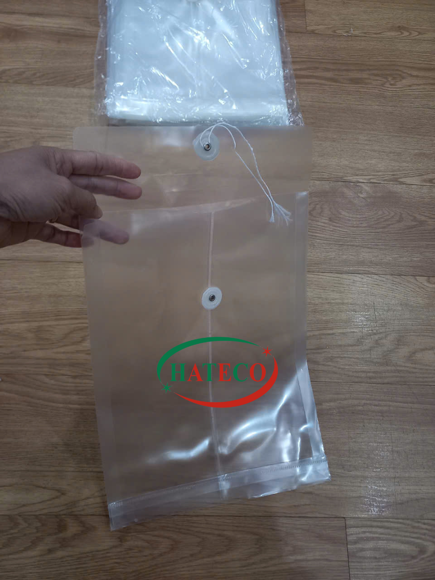 Túi hồ sơ buộc dây khổ A4 Trà My - Túi hồ sơ A118 - Túi hồ sơ nhựa trong