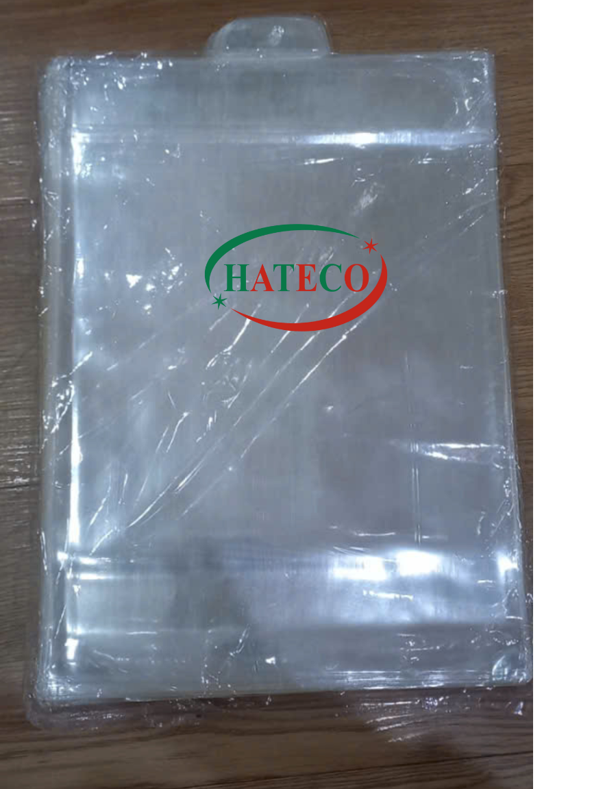 Túi nhựa dẻo PVC có móc treo khổ A4/A5/A6 - Túi nhựa trong suốt