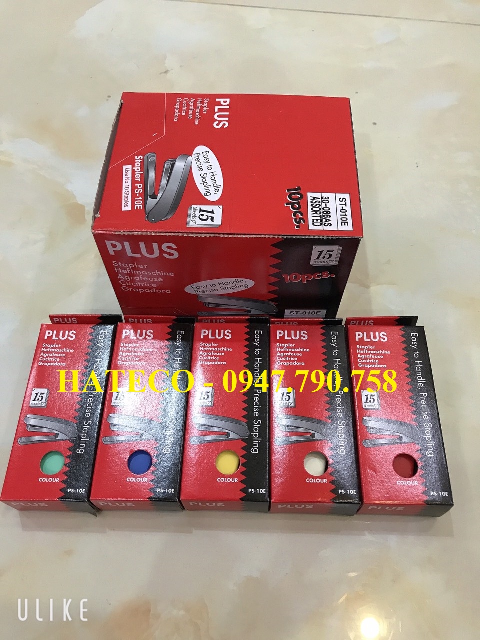 DẬP GHIM SỐ 10 PLUS PS-10E (CAM KẾT HÀNG CHÍNH HÃNG)