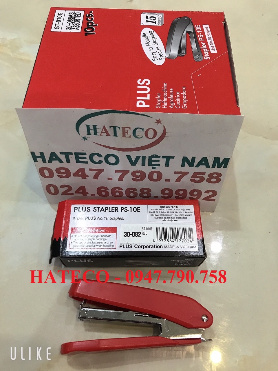 DẬP GHIM SỐ 10 PLUS PS-10E (CAM KẾT HÀNG CHÍNH HÃNG)