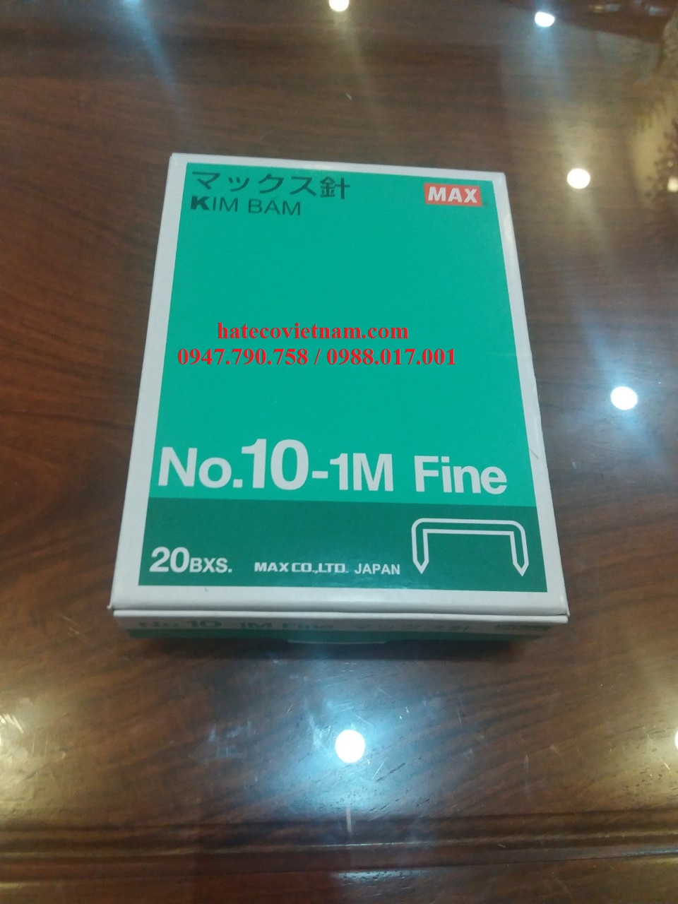 Đạn ghim số 10 Max (HÀNG CHÍNH HÃNG) - Kim bấm - Đinh ghim số 10 NHẬT