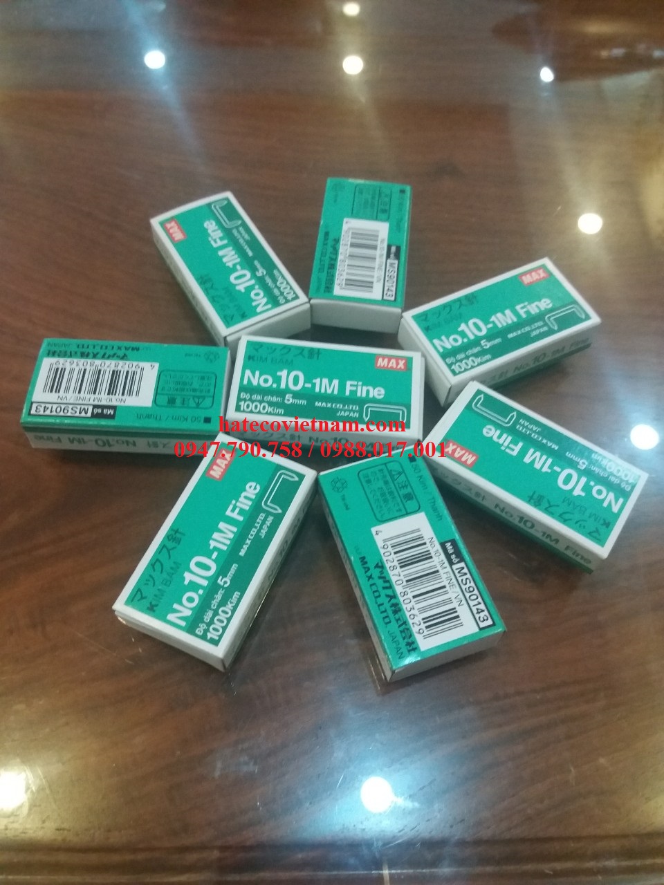 Đạn ghim số 10 Max (HÀNG CHÍNH HÃNG) - Kim bấm - Đinh ghim số 10 NHẬT