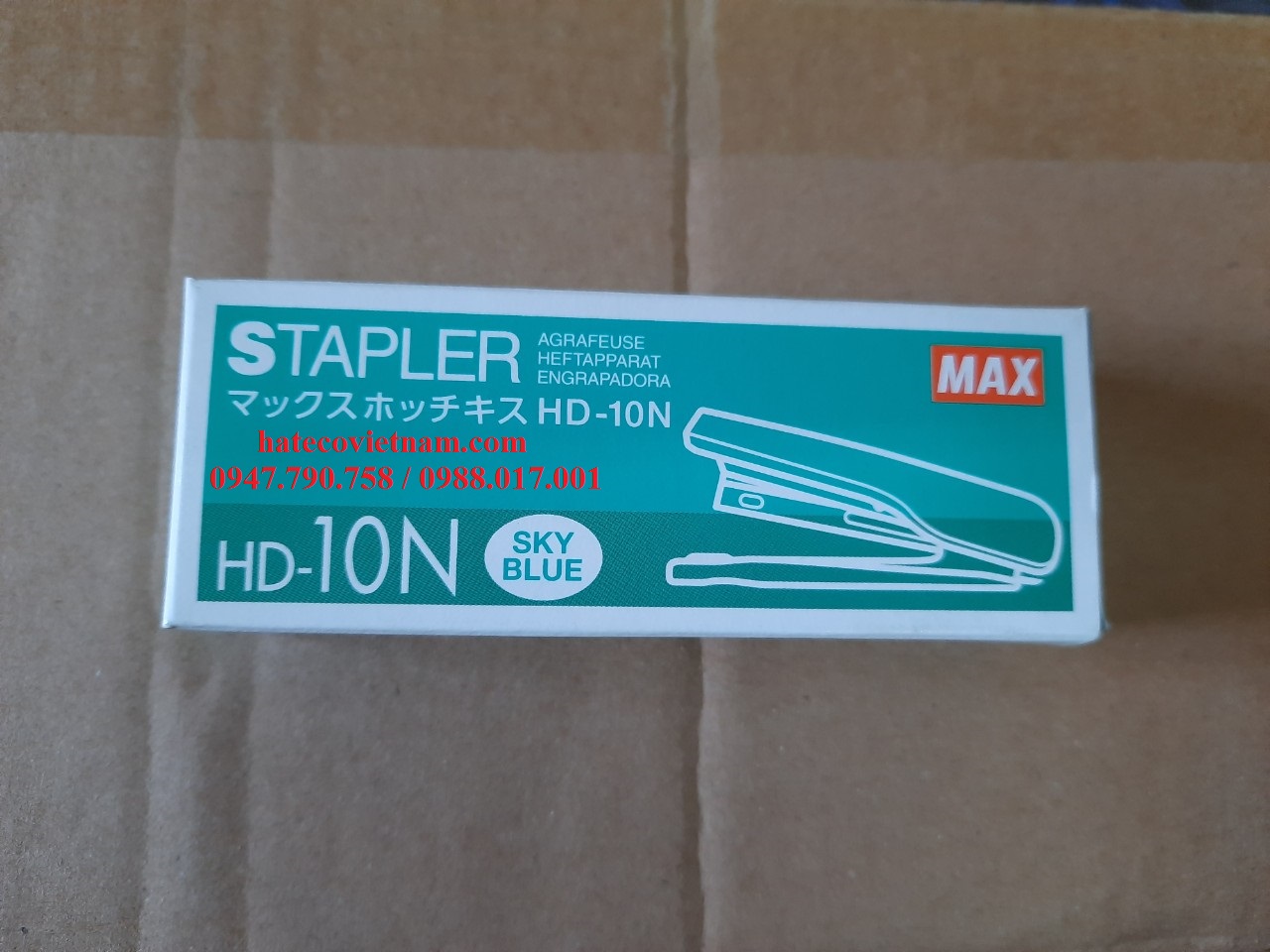 DẬP GHIM SỐ 10 MAX HD-10N, CHÍNH HÃNG - GHIM BẤM NHẬT BẢN